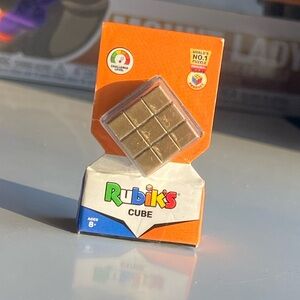 Rubik's Cube Gold Action Figure